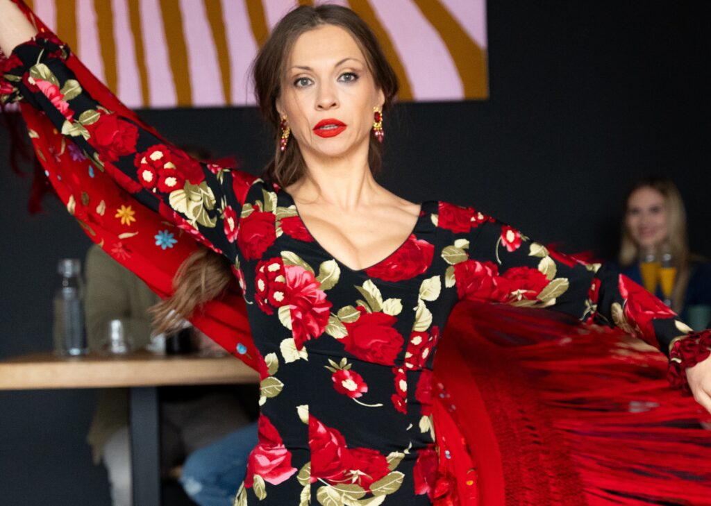 Zuzana Čorejová tancuje flamenco